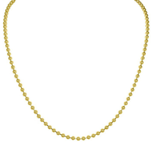 Ball Chain 3.0 mm 18" - Gold