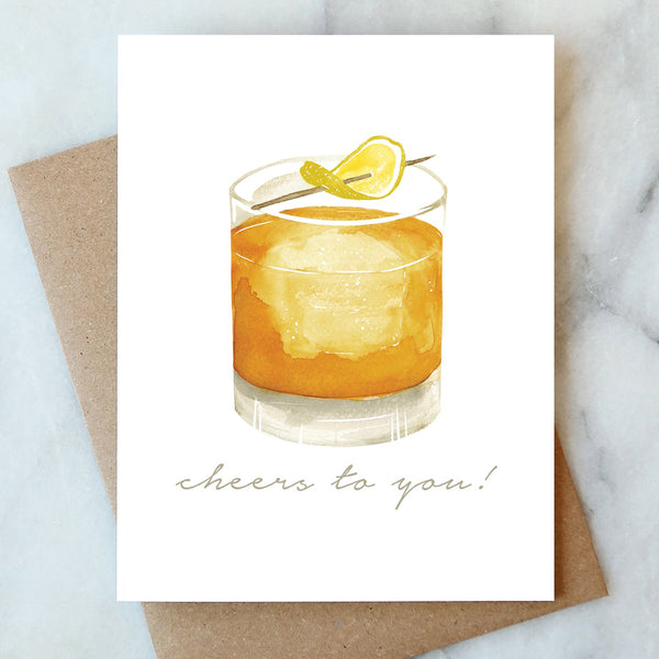 Whiskey Cheers Card