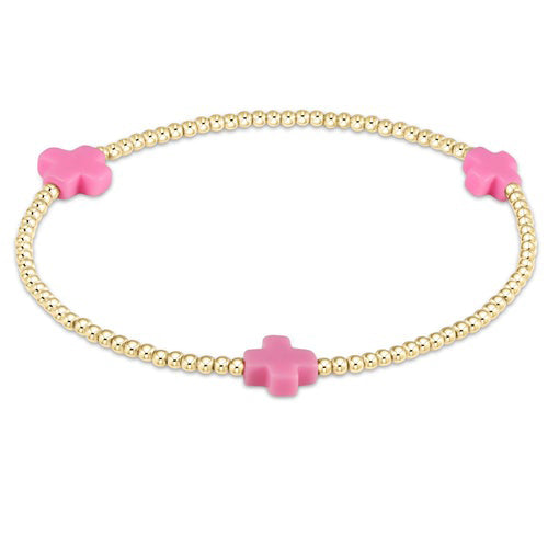 Signature Cross-Pink, 2Mm Bd