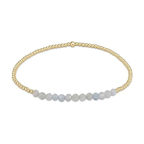 Gold Bliss 2mm Bead Bracelet - Aquam