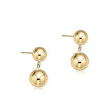 Clarity Drop Stud - Gold