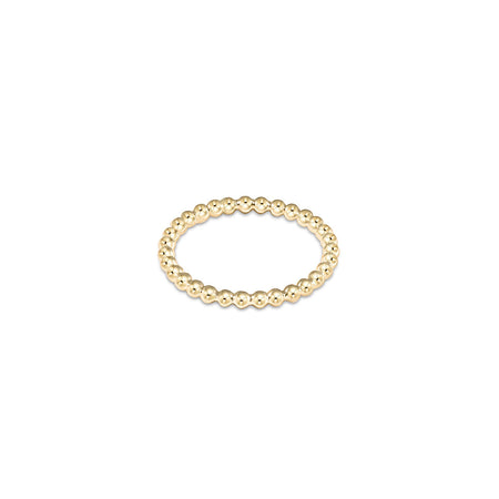 Classic Gold 4mm Bead Bracelet
