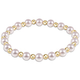 Grateful Pattern 6MM Bead - Pearl