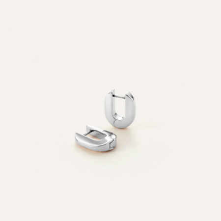 Tome Hoops-Small Silver
