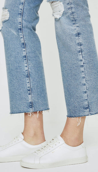 Kinsley-High Rise Pop Crop