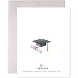 Grad Book Stack Card