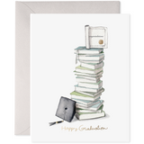 Grad Book Stack Card