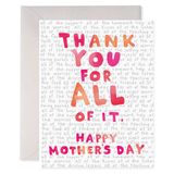 All Of It Mother's Day Card