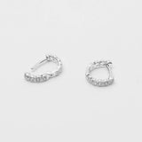 Madison Shimmer Huggie Earrings