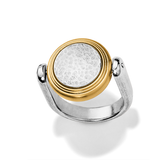 Ferrara 2 Tone Reversible Ring