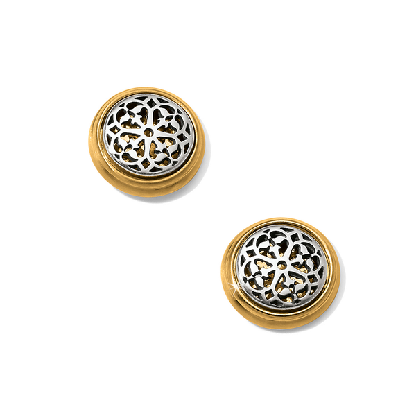 Ferrara 2 Tone Post Earrings