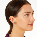 Ferrara 2 Tone Post Earrings