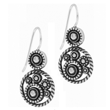 Halo French Wire Earrings