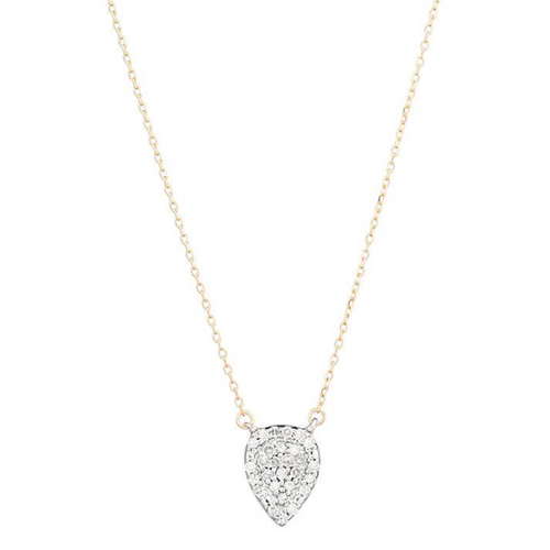 Solid Pave Teardrop - Mixed