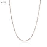 Priya Snake Chain Necklace - Silver