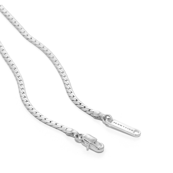 Priya Snake Chain Necklace - Silver
