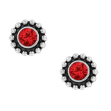 Twinkle Mini Post Earrings - Ruby