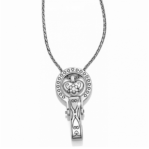 Brighton Badge Clip Necklace
