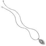 Pebble Disc Marquise Necklace