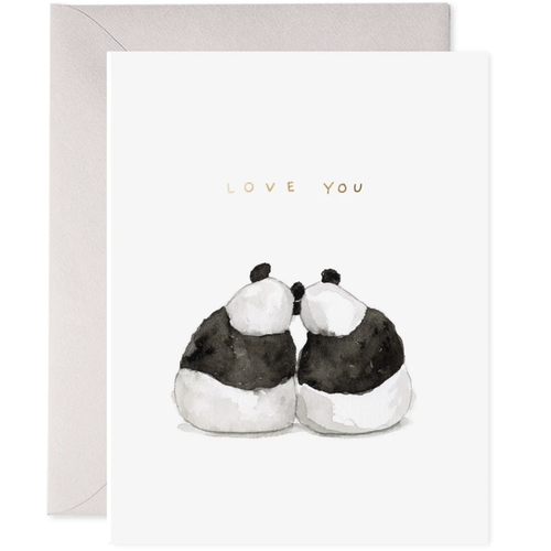 Panda "Love You" Card