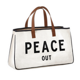 Canvas Tote - Peace Out