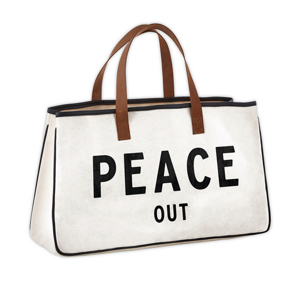 Canvas Tote - Peace Out