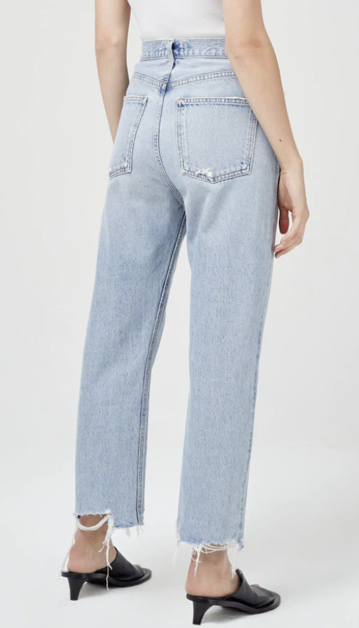 90'S Crop-Mid Rise Loose Straight - Nerve