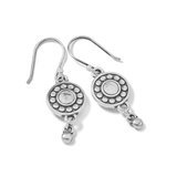 Pebble Dot Medali Reversible French Wire Earrings - Siam