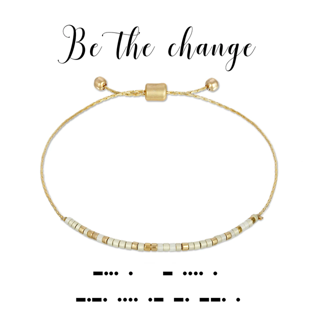 Be The Change Bracelet- Gold