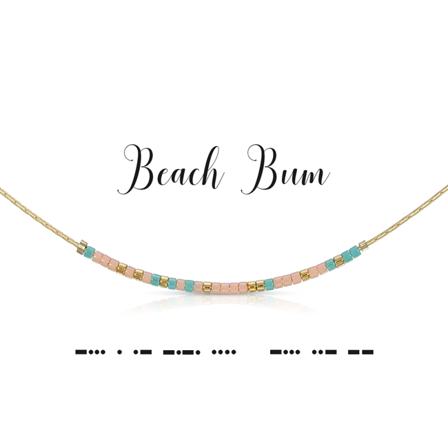 Beach Bum Necklace - Silver