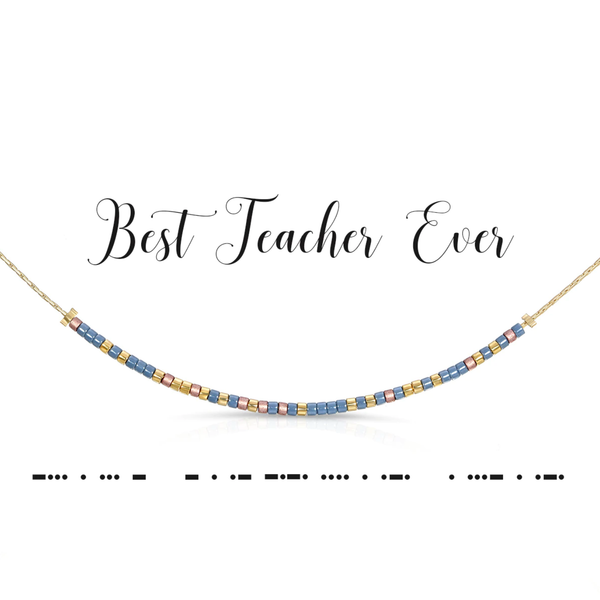 Best Teacher Ever Necklace