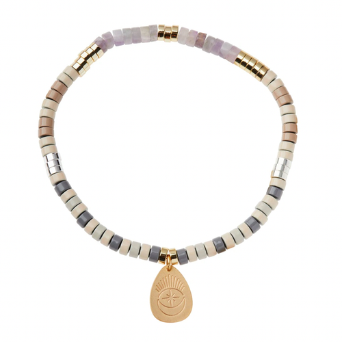 Elaina Gold Adjustable Chain Bracelet in Ivory Pearl • Impressions Online  Boutique