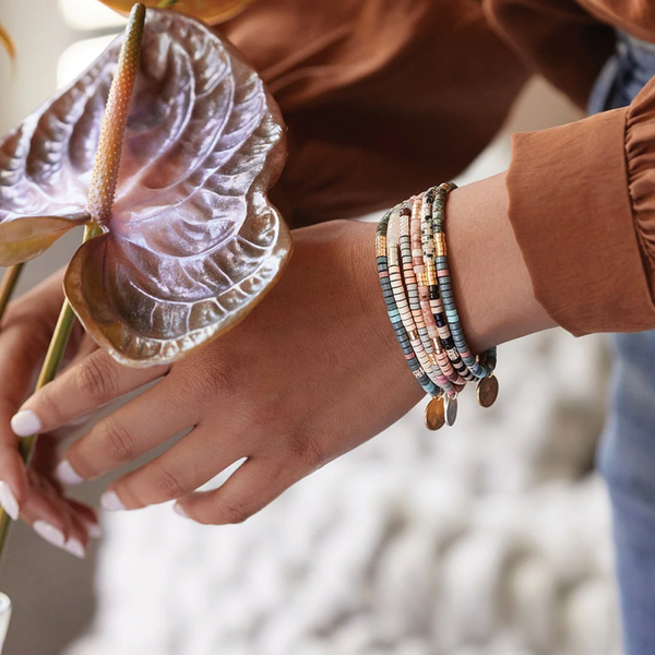 Stone Of Protection Charm Bracelet - Amethyst