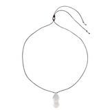 Pool Drop Necklace - Silver