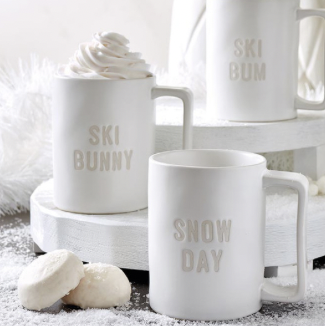 Face To Face Tall Coffee Mug - Ski Bunny