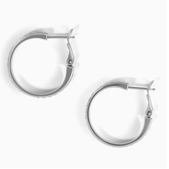 Pebble Dot Onyx Reversible Hoop Earrings