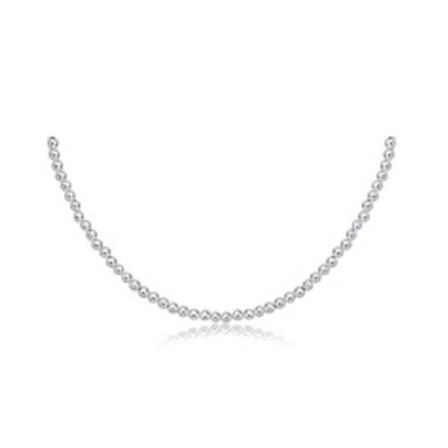 15" Choker Classic Sterling 3mm Bead