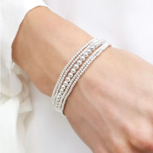 Classic Sterling 5mm Bead Bracelet