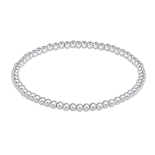 Classic Sterling 3mm Bead Bracelet