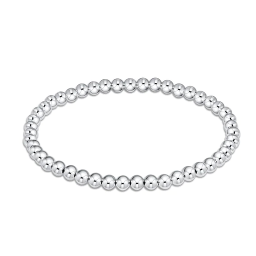 Classic Sterling 4mm Bead Bracelet