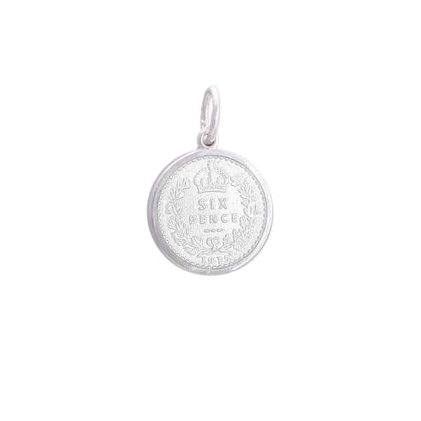 Six Pence Small Pendant