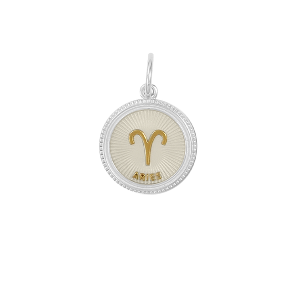 Small Pendant Zodiac Gold  - Aries