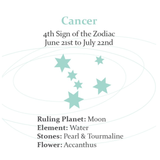 Small Pendant Zodiac Gold - Cancer