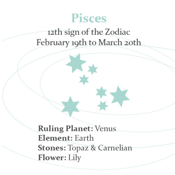 Small Pendant Zodiac Silver - Pisces