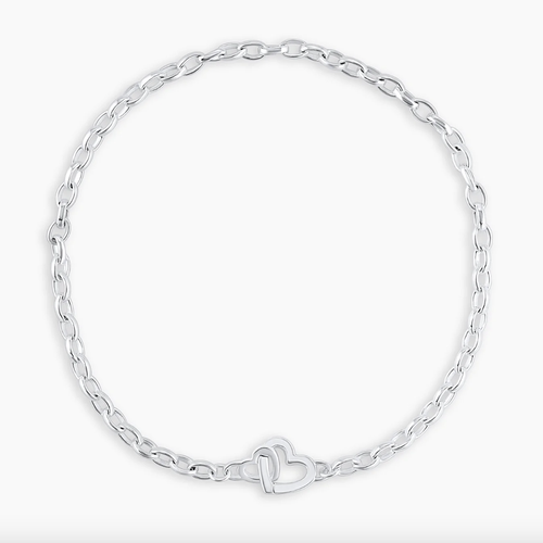 Parker Heart Mini Bracelet - Silver