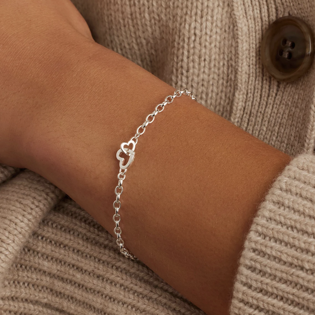 Parker Heart Mini Bracelet - Silver