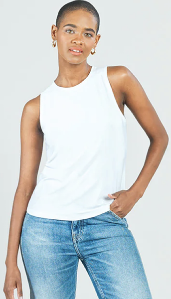 Modern Jewel Neck Tank