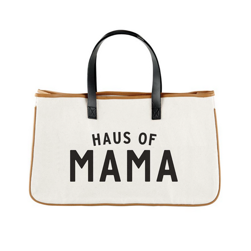 Canvas Tote-Haus Of Mama