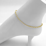 Signature Rolo 3mm Anklet - 11