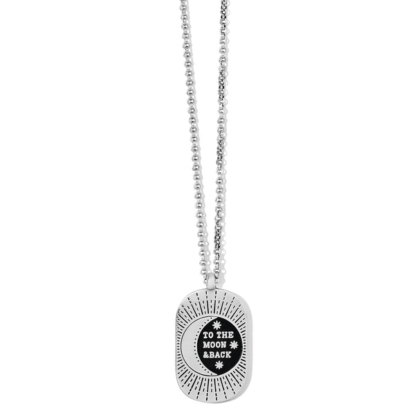 Emblem Moon Necklace